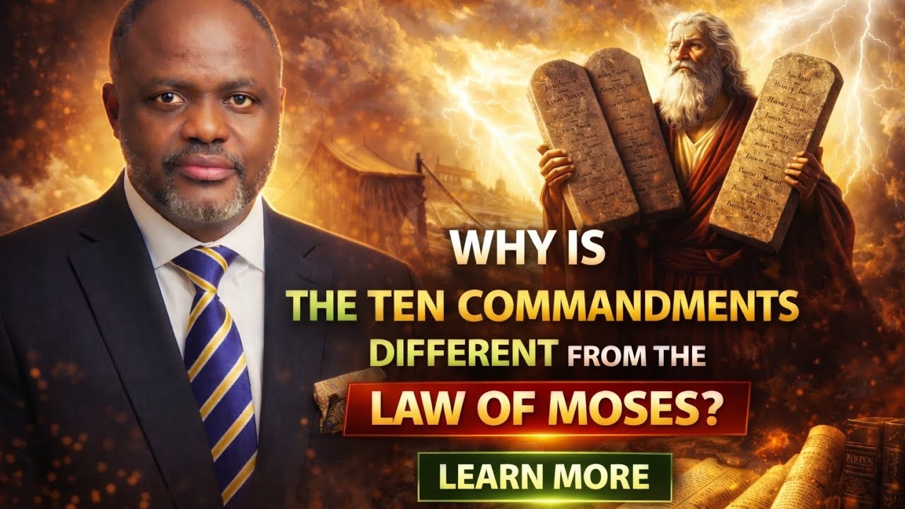 WHY IS THE TEN COMMANDMENTS DIFFERENT FROM THE LAW OF MOSES||DR. ABEL DAMINA 