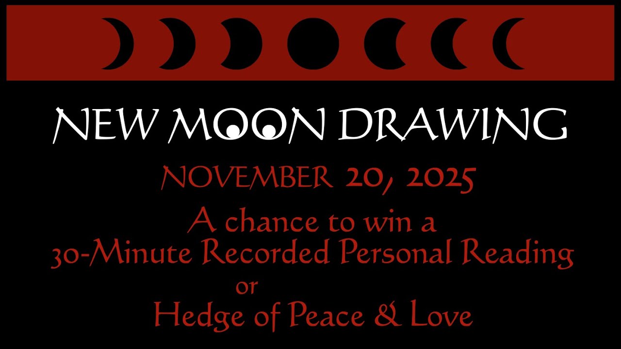 РОЗЫГРЫШ НОВОЛУНИЯ 20.11.2025 ~ ОБЪЯВЛЕНИЕ