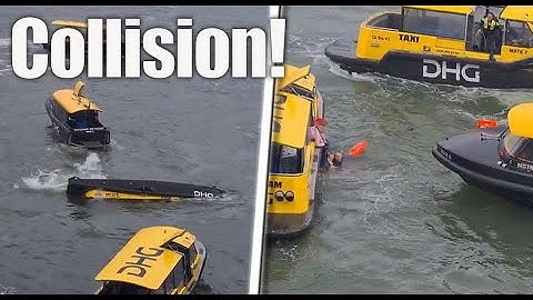Collision in Netherlands Sinks Water Taxi | 3 Minutes of Maritime