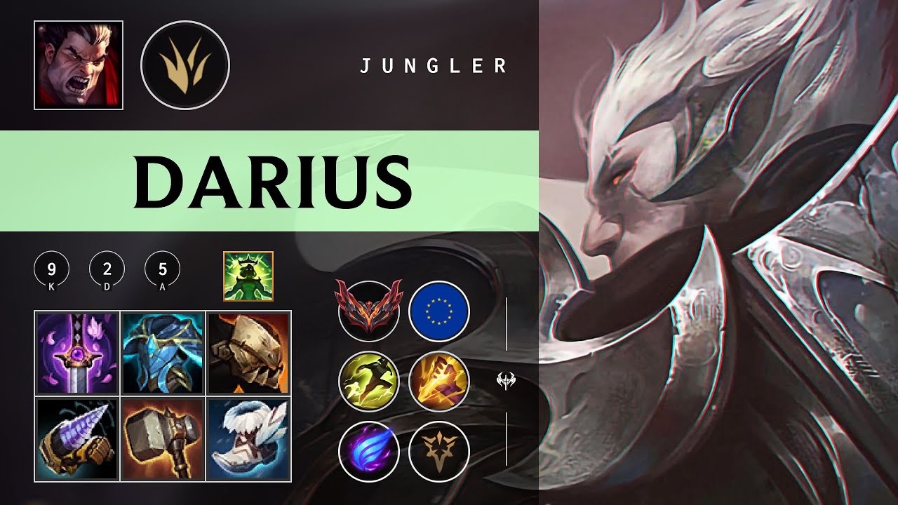 Darius Jungle vs Nunu & Willump - EUW Grandmaster Patch 26.02