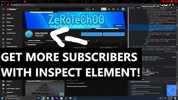 Tutorial #3: How To Get More Subscribers With Inspect Element? (Trick)