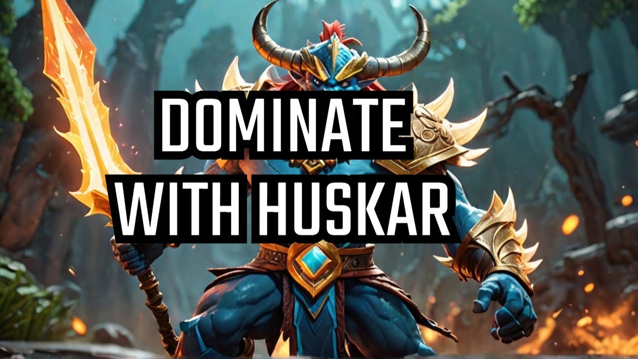 Dota 2 Hard Carry in Ranked | No Commentary Gameplay | Huskar