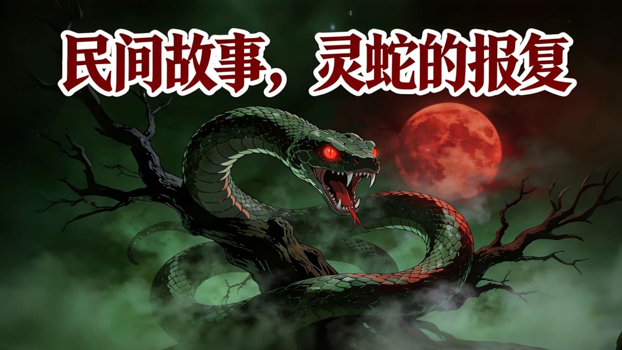 愤怒的灵蛇到底有多恐怖#民間故事 #奇聞異事 #動漫