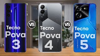 Tecno pova 3 Tecno pova 4 vs Tecno pova 5