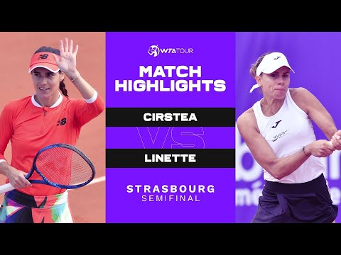 Sorana Cirstea vs. Magda Linette | 2021 Strasbourg Semifinal | WTA Match Highlights