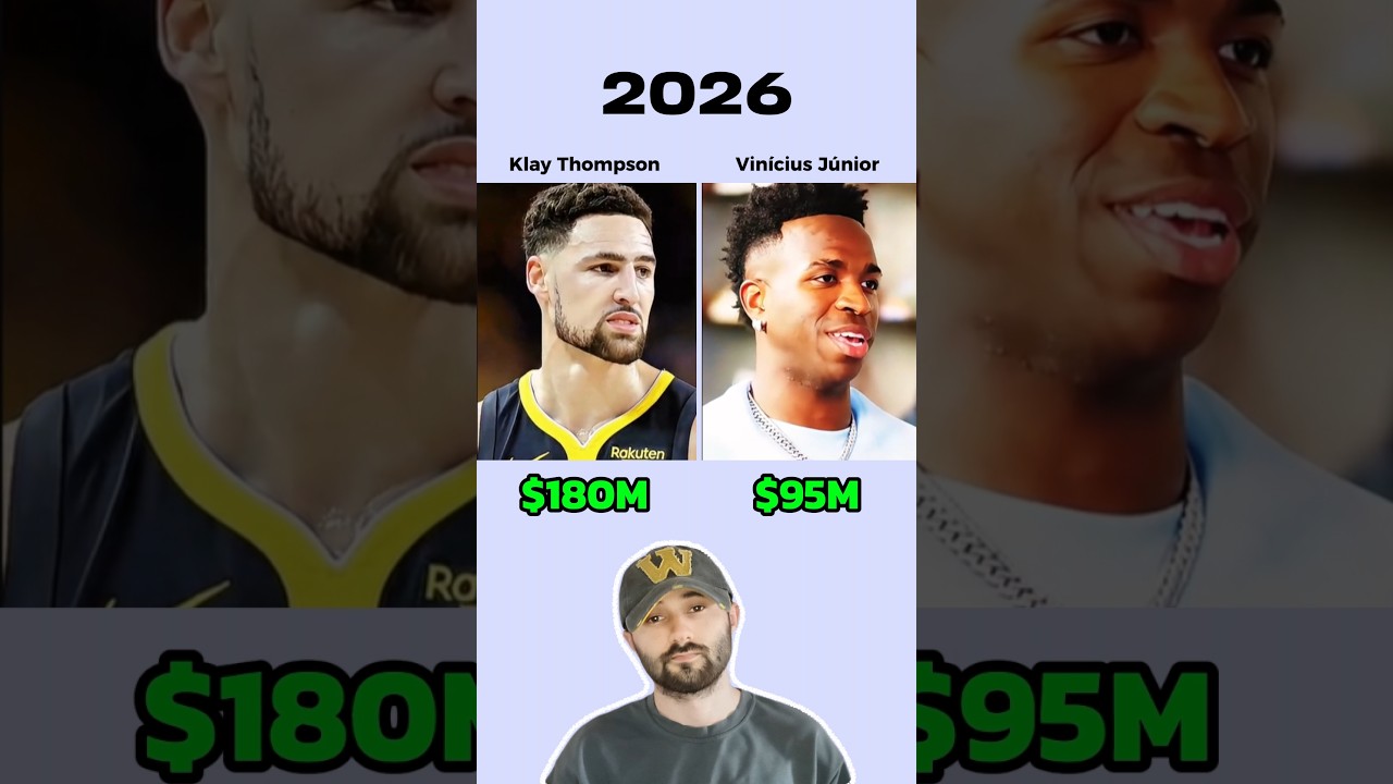 Who's Richer? Vincius Junior vs Klay Thompson | Networth