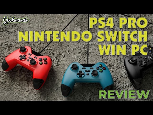 Gioteck VX4 & WX4 Wireless Controller for PS4 Pro - Nintendo