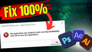 Fix AdobeIPCBroker.exe Application Error in 2025 | The Application Was Unable to Start Correctly