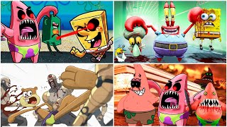 Plankton Exe Vs Sandy Cheeks Exe Vs Mr. Krabs Exe Vs Patrick Star Exe Tiles Hop