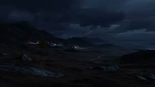 ASMR Thunder Echoes Through Forest Hills | Wild Wind Sounds for Sleep & Focus