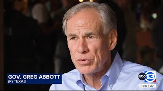 Governor Abbott meets in Harris County, speaks on school walkouts on first day of early voting