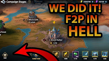 Infinite Magicraid : F2P ACCOUNT - 50 HOURS HELL MODE !!! EASY !