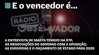 E o Vencedor é… em direto na Rádio Observador