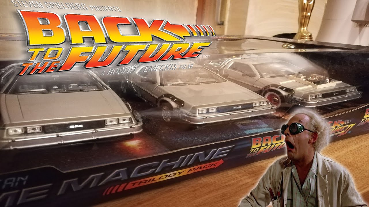 BACK TO THE FUTURE TRILOGY PACK (デロリアン) My birthday present: Delorean Time Machine Trilogy Pack (Back to