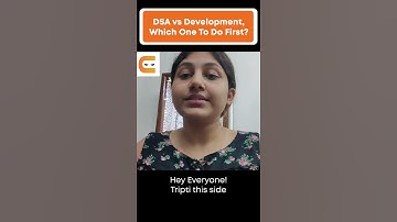DSA vs DEVELOPMENT, Which One To Do First? #shorts