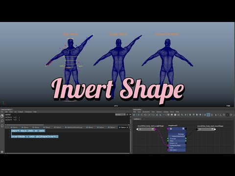Maya Real-Time InvertShape Node ( C++ API )