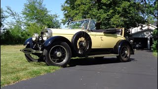 1926 Lincoln Model L 151 Sport Roadster & Engine Sound on My Car Story with Lou Costabile