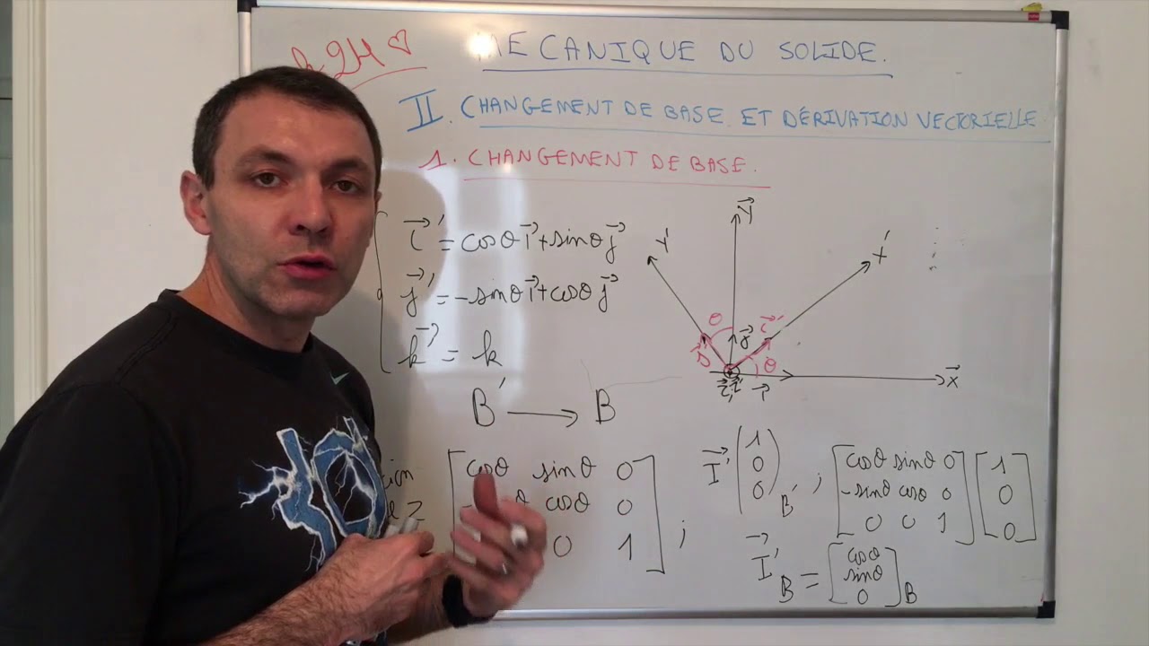 Vidéo 2: Mécanique du Solide-Dérivée vectorielle