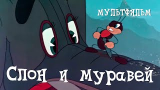 Слон и муравей (1948) Мультфильм Геннадия Филиппова, Бориса Дежкина