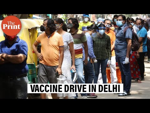 As Covid vaccination drive for the 18+ begins, Delhi sees long queues, teething troubles
