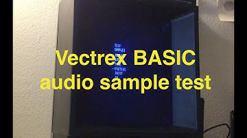Vectrex PiTrex GS Basic Audio Sample Test
