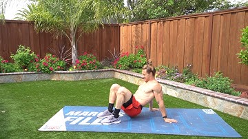 Reverse Plank Bridge Hip Lift