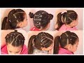 6 PEINADOS SUPER LINDOS l HAIRSTYLES CUTE GIRLS