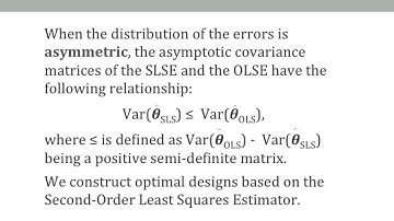 Statistics on Reels: Optimal Design for Models with Asymmetric Errors
