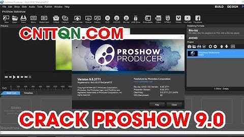 [cnttqn.com] Hướng dẫn cài đặt Proshow Producer 9.0
