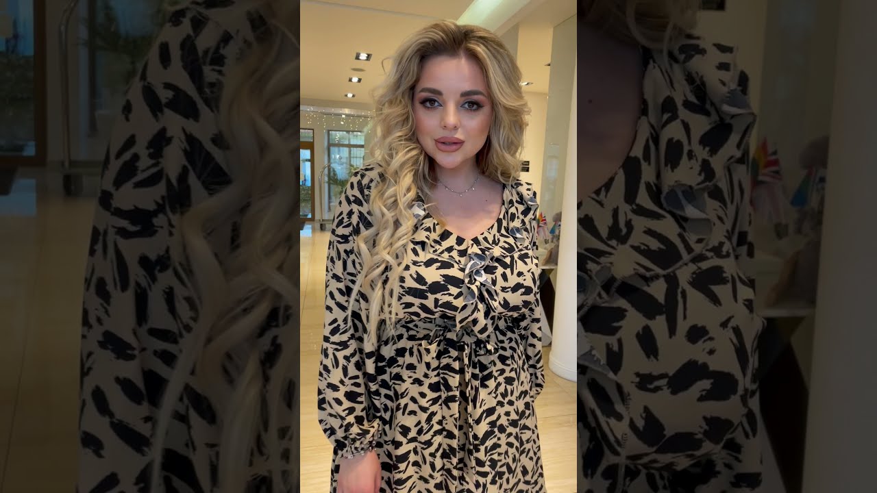 Модное платье PEONY Асенсьон (капучино)