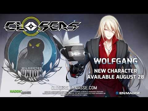 Closers: WOLFGANG IS COMING AUGUST 28!