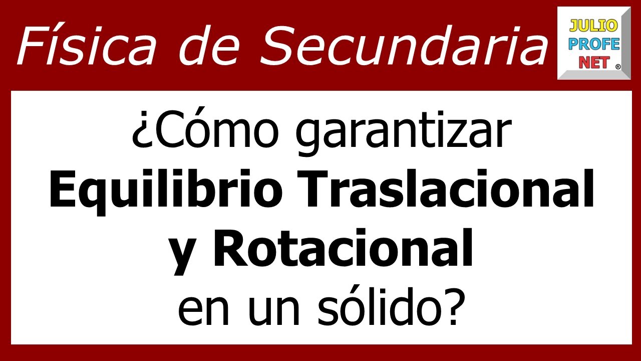 physical education 44. CONDICIONES DE EQUILIBRIO EN SÓLIDOS