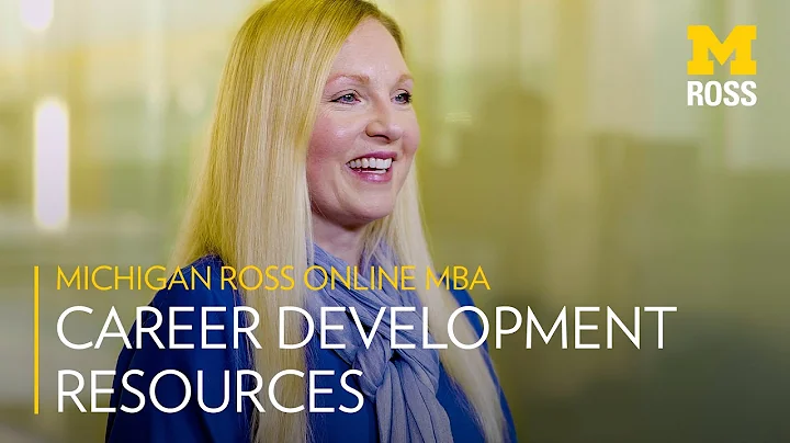 Career Development Resources for Michigan Ross Online MBA Students