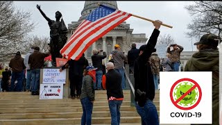 Thousands Rally Covid-19 | Madison Wisconsin U.S.A