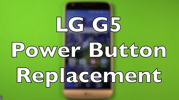 LG G5 Power Button Switch Replacement How To Change