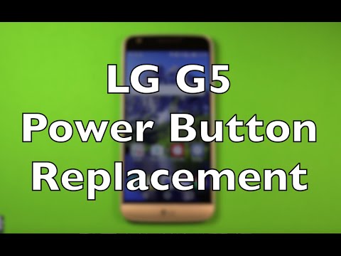 LG G5 Power Button Switch Replacement How To Change