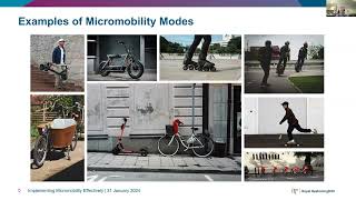 E-Mobility Webinar Series:  Implementing Micromobility Effectively