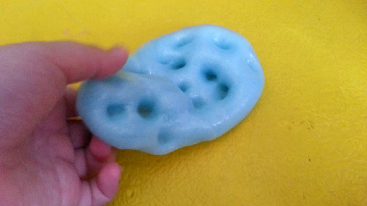 My water slime that has bubbles YouTube