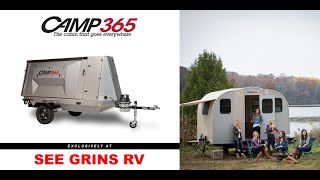 Camp365 | The World's First Fold-Out Cabin | See Grins RV, Gilroy CA | Subbed