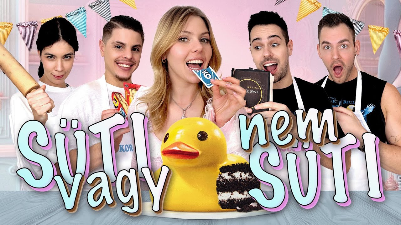 SÜTI, VAGY NEM SÜTI VERSENYT RENDEZTEM A LAKÁSOMBAN