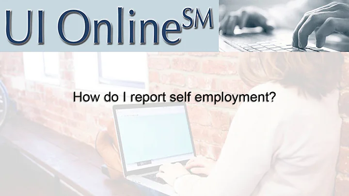 Reporting Self-Employment  and Commissions Using UI Online