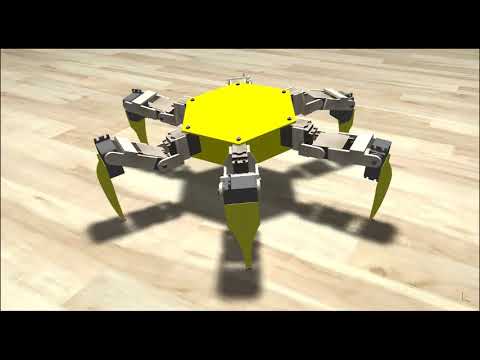 Robotics Simulation: Hexapod Gait in CoppeliaSim