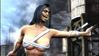 Mortal Kombat 9 - Mileena (Flesh Pit Costume) Arcade Ladder Walkthrough and Ending