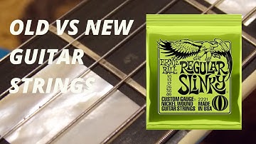 Old Vs New Strings | Fender Stratocaster John Mayer Signature Electric Guitar 🎸