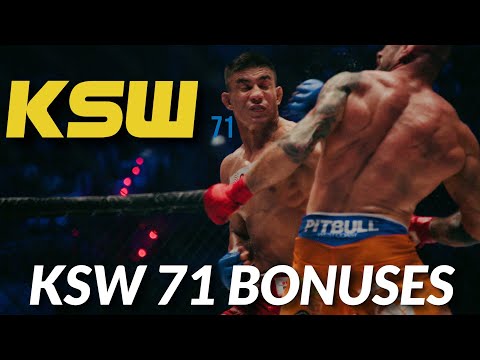 KSW 71: Bonusy po gali