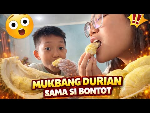 NO CUT NO EDIT MUKBANG DURIAN SAMA SI BONTOT AUTO OLENG