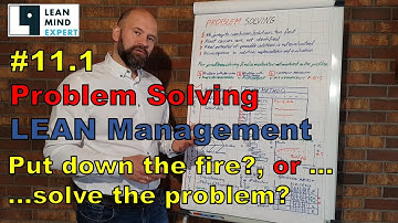 #11.1 LEAN - Problem Solving - introduction