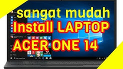 Contoh Cara Instal Ulang Laptop Acer One 14 Tutorial 
