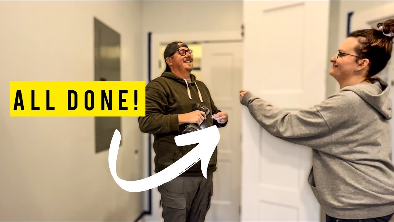 New Construction: How To Install Interior Doors - YouTube