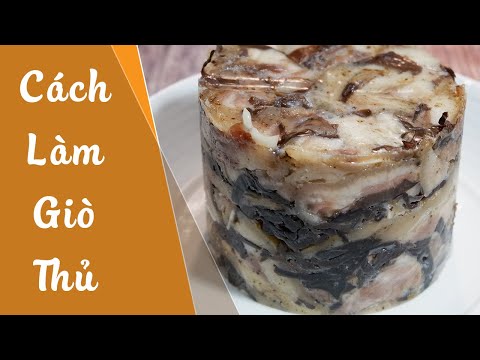 Video Cách làm giò thủ tại nhà bằng khuôn Inox đơn giản... - youtube
